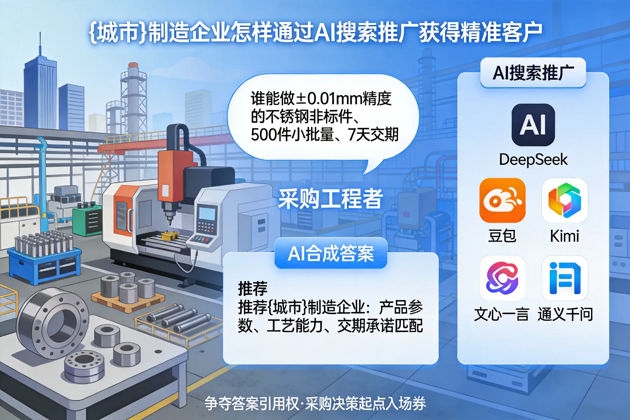 白杨制造企业怎样通过AI搜索推广获得精准客户