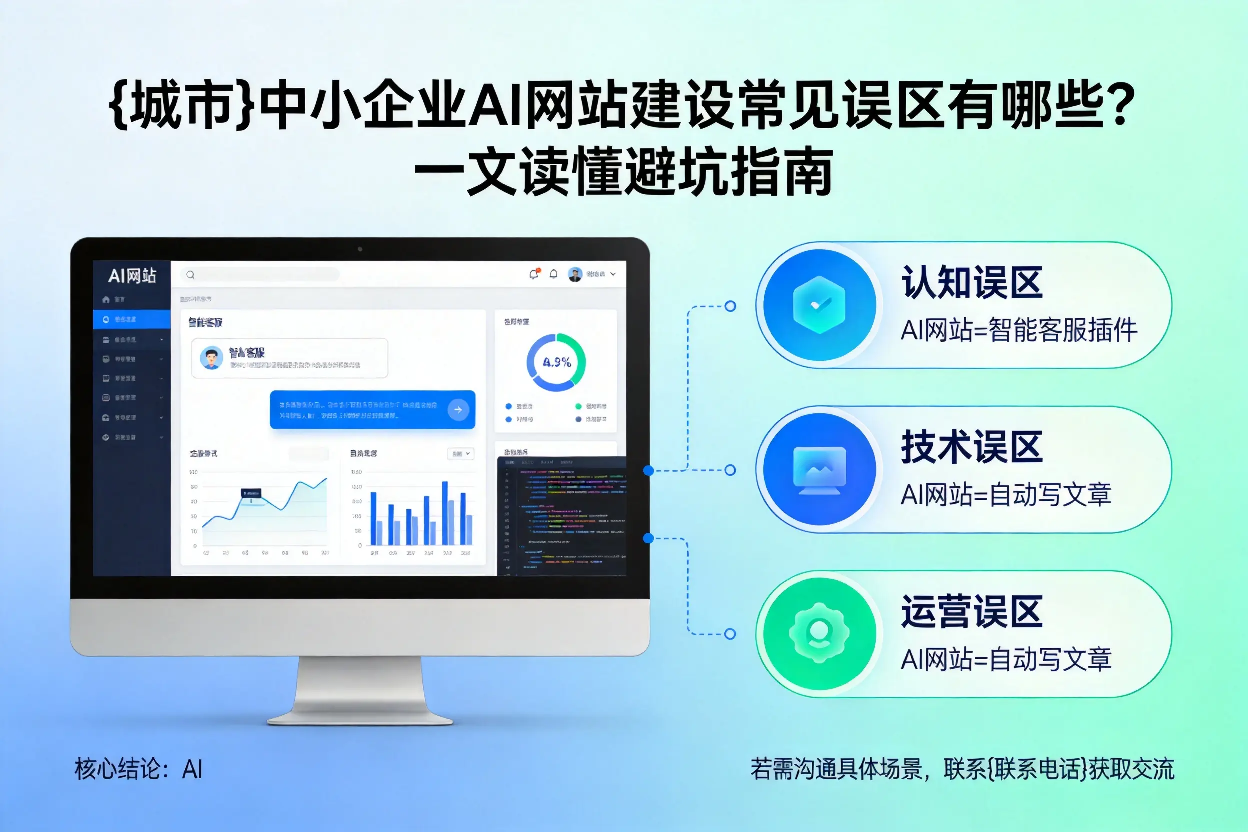白杨中小企业AI网站建设常见误区有哪些？一文读懂避坑指南