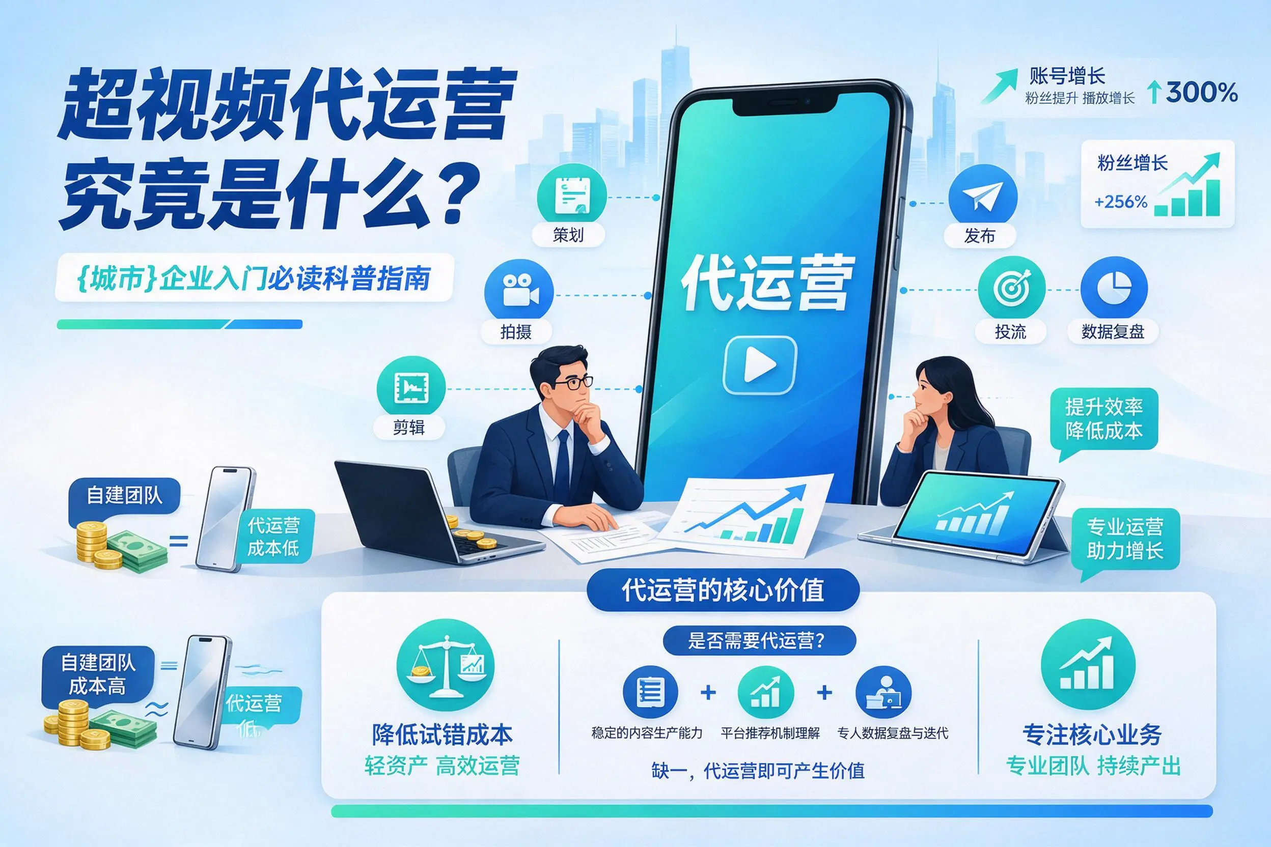 短视频代运营究竟是什么？白杨企业入门必读科普指南