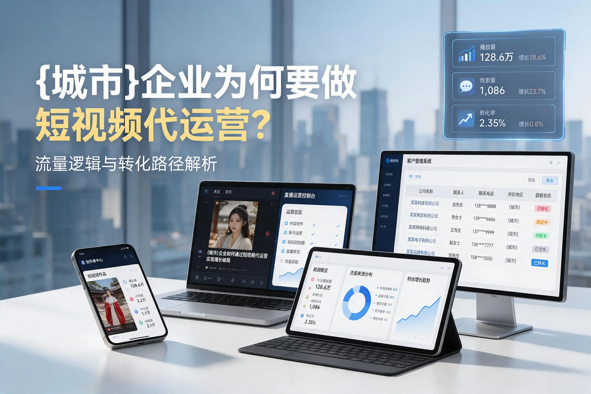 白杨企业为何要做短视频代运营？流量逻辑与转化路径解析