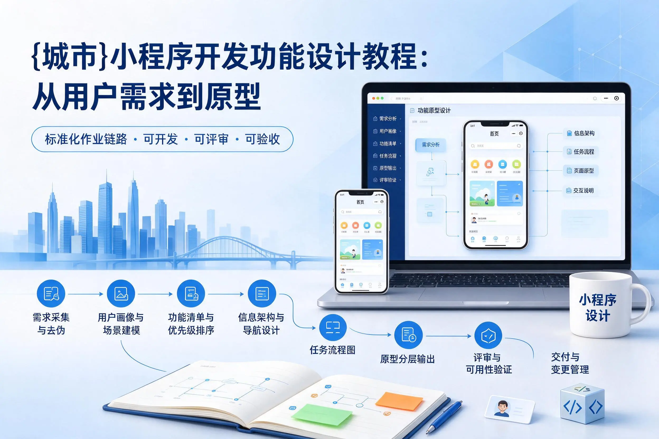 白杨小程序开发功能设计教程：从用户需求到原型