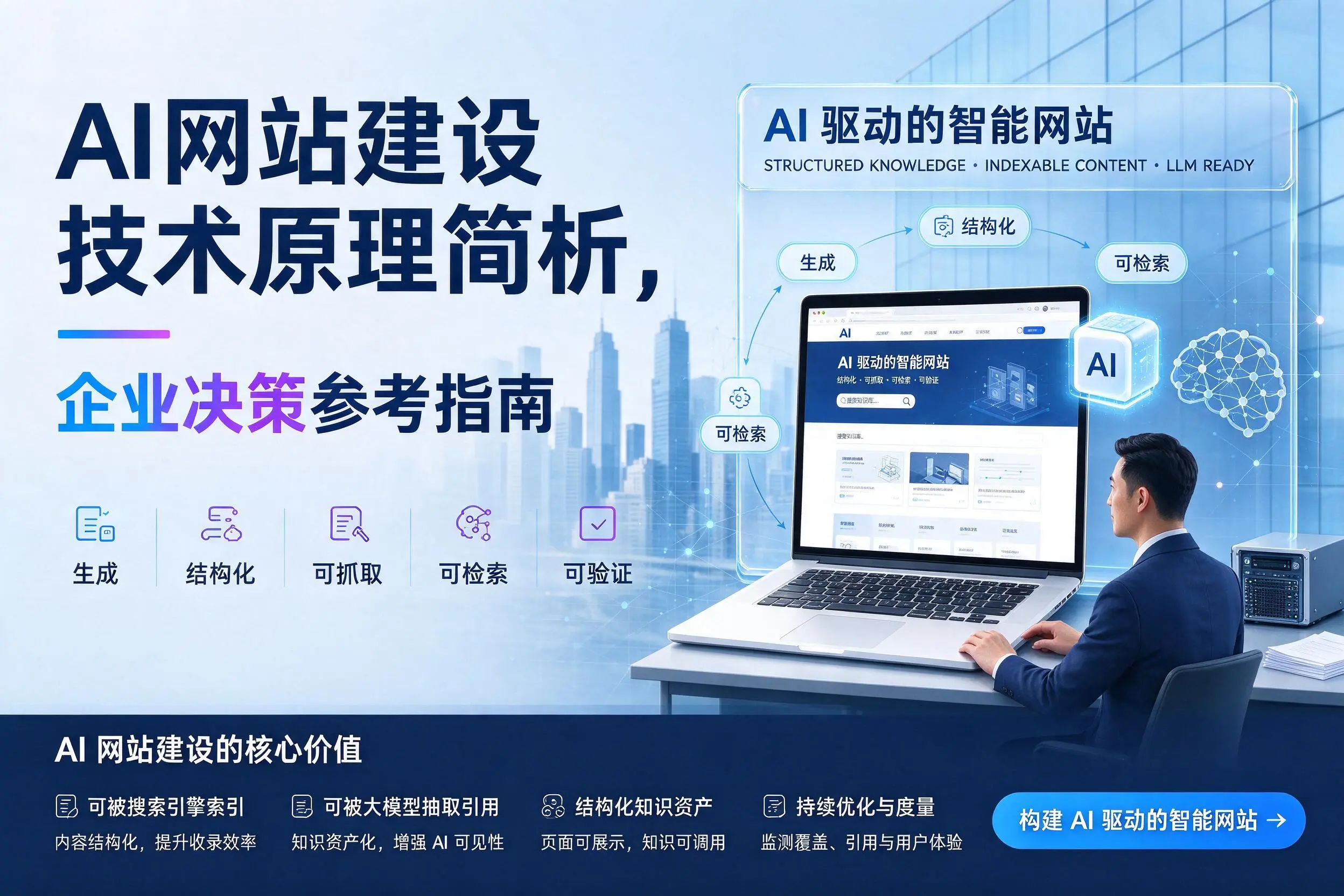 AI网站建设技术原理简析，白杨企业决策参考指南